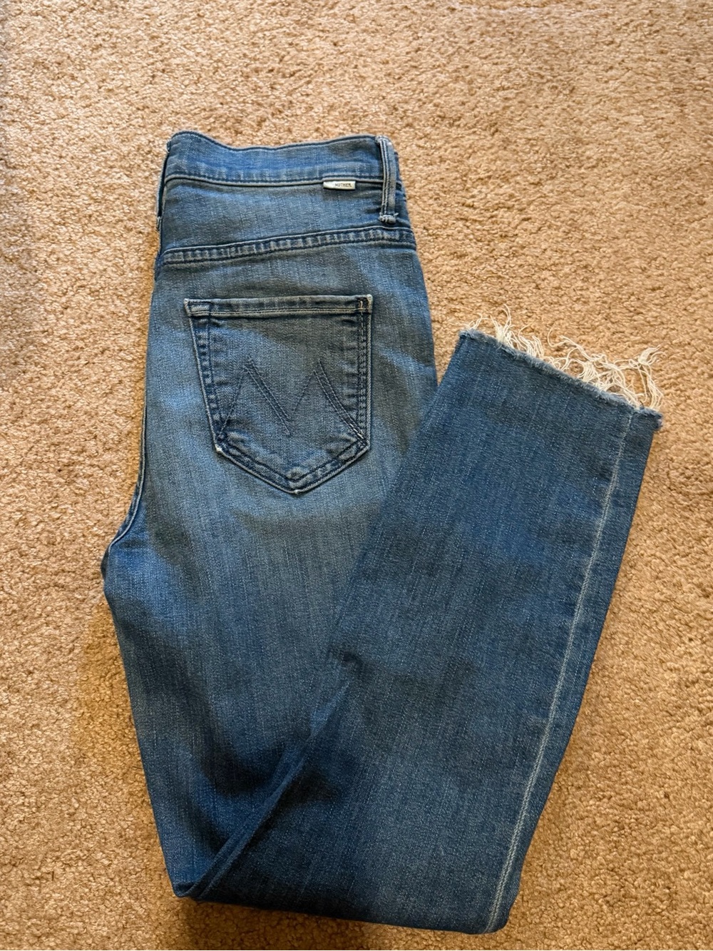 MOTHER The Swooner Ankle Slice Stretch Jeans
